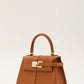 Claudia Top Handle Bag - Bronze front