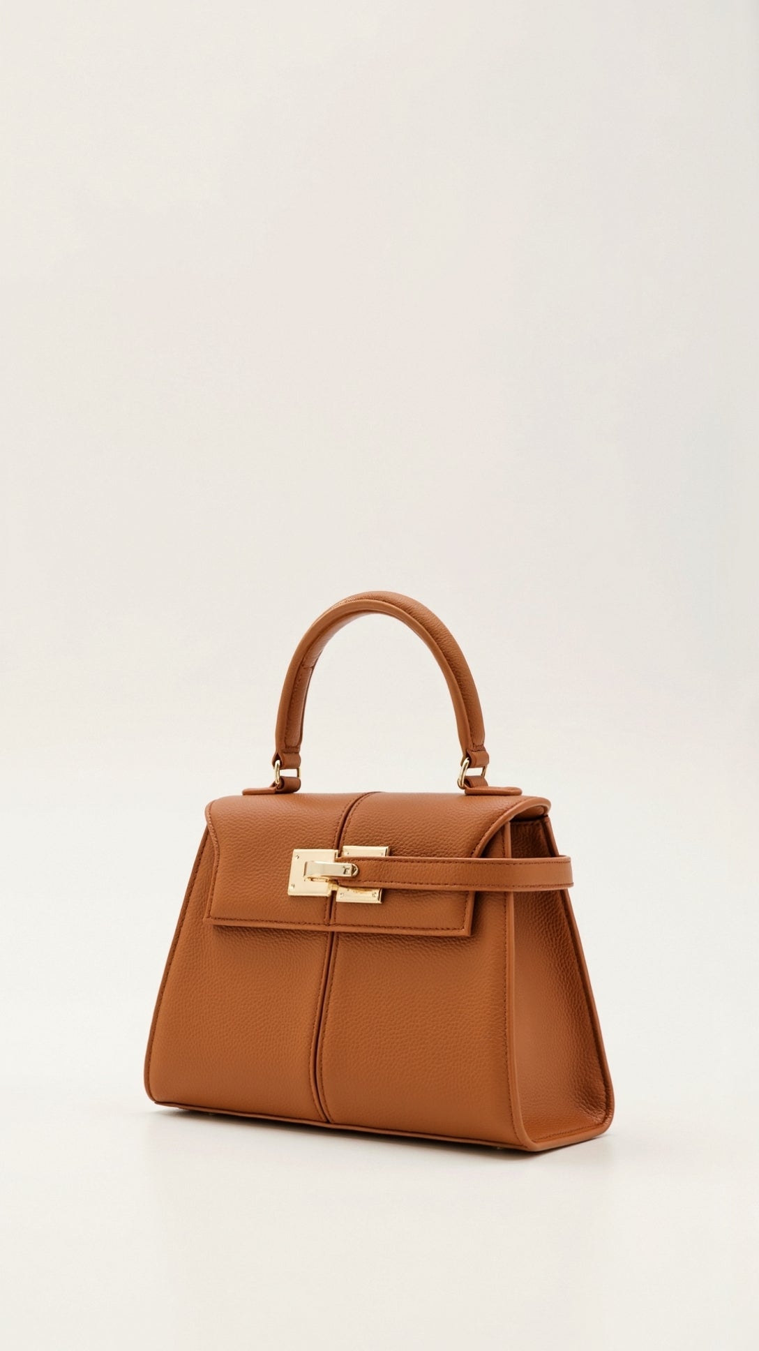 Claudia Top Handle Bag - Bronze front