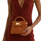 Claudia Top Handle Bag - Bronze side