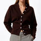 Willow Knitted V-Neck Cardigan - front