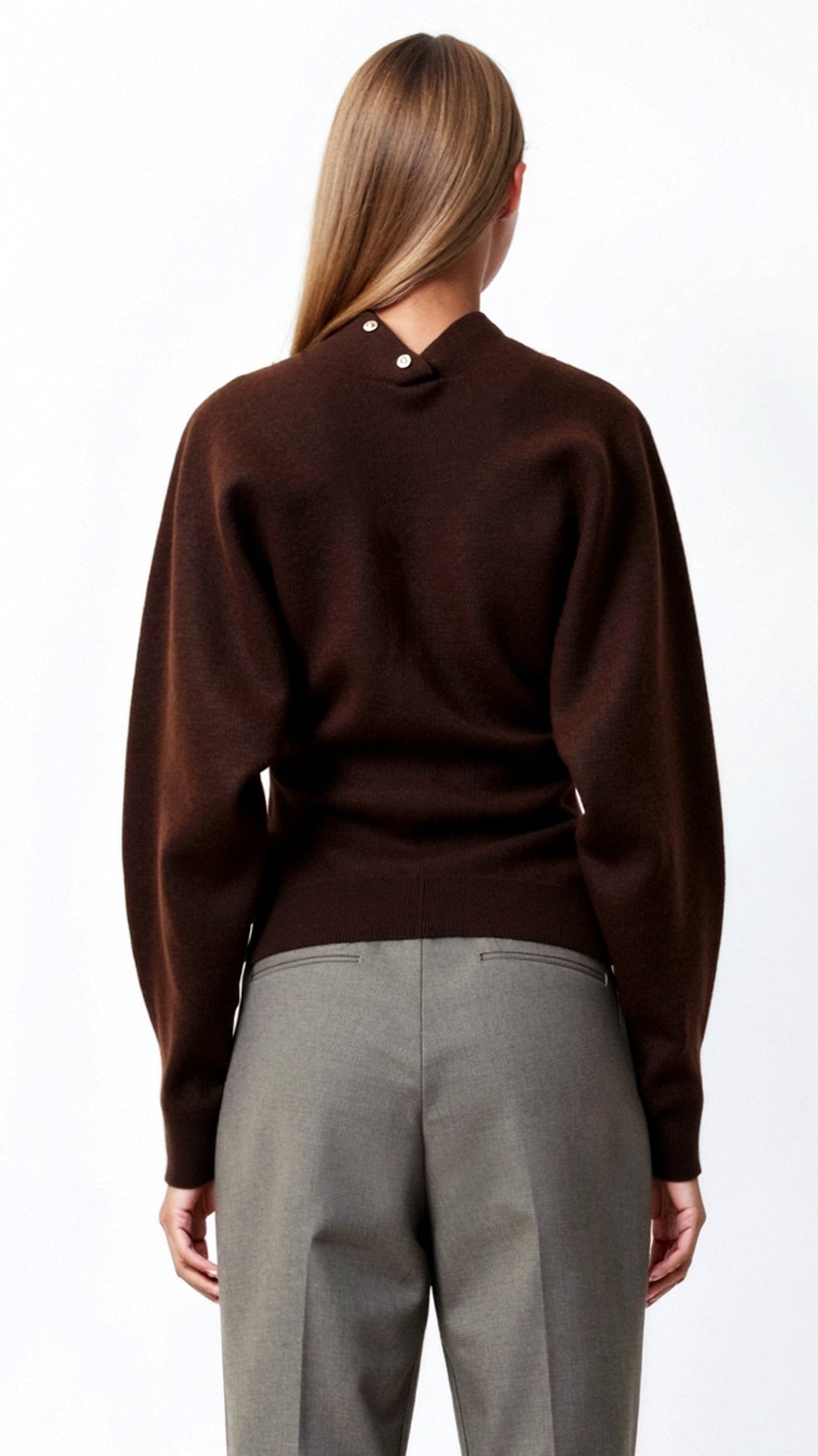 Willow Knitted V-Neck Cardigan - detail