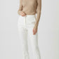 Aurora Ribbed V-Neck Sweater - Camel