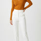 Aurora Ribbed V-Neck Sweater - Orange