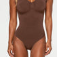 Seamless Brief Bodysuit - Brown