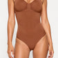 Seamless Brief Bodysuit - Caramel