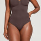 Seamless Brief Bodysuit - Coffee