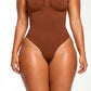 Seamless Thong Bodysuit - Caramel