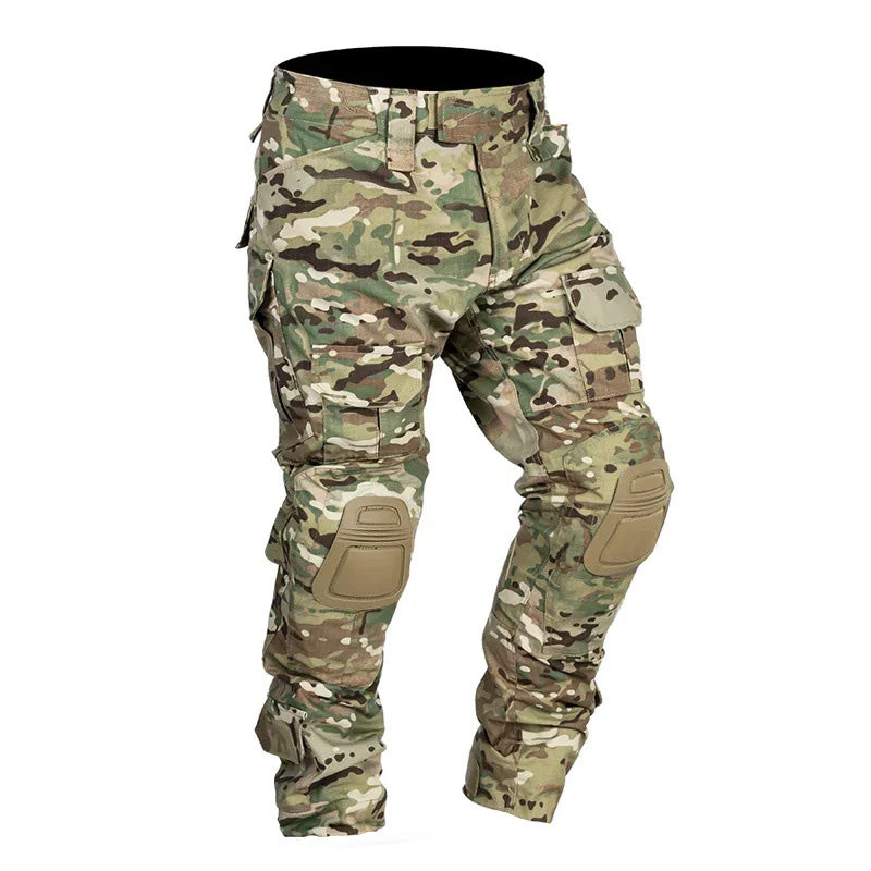 Maximilian Tactical Trousers - Camo-Black