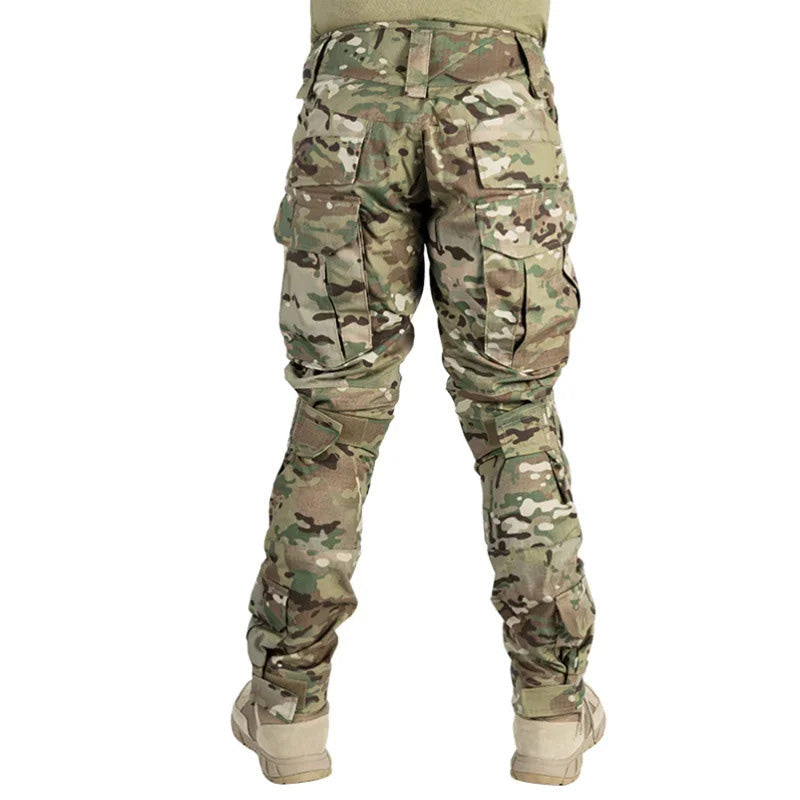 Maximilian Tactical Trousers - Camo-Khaki