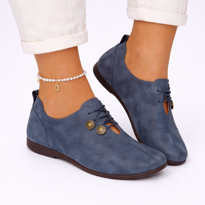 Orthopedic Comfort Loafers - Blue Taupe