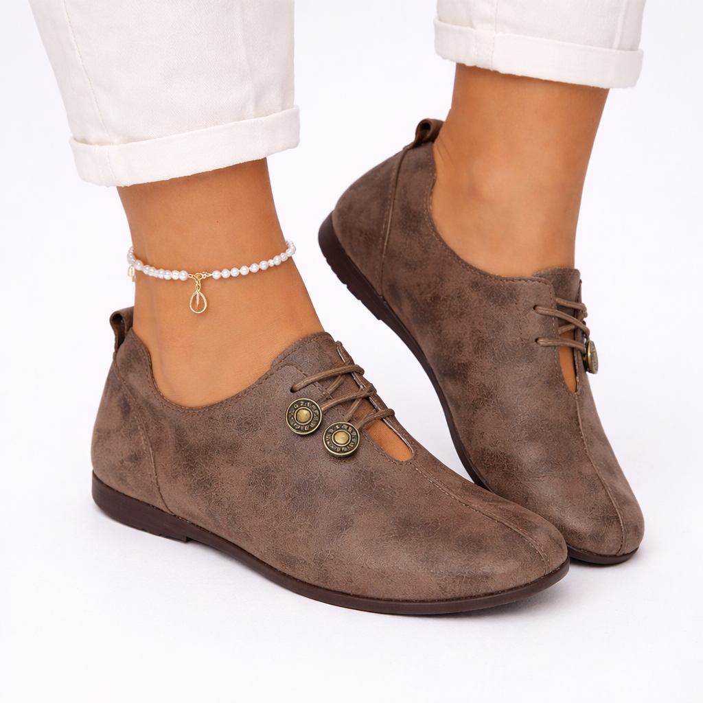 Orthopedic Comfort Loafers - Brown