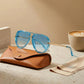 Aviator Sunglasses - Azure Sky