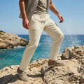 Ventoso Linen Trousers - Sand Beige