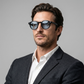 Men's Acetate Sunglasses Round Shape - side